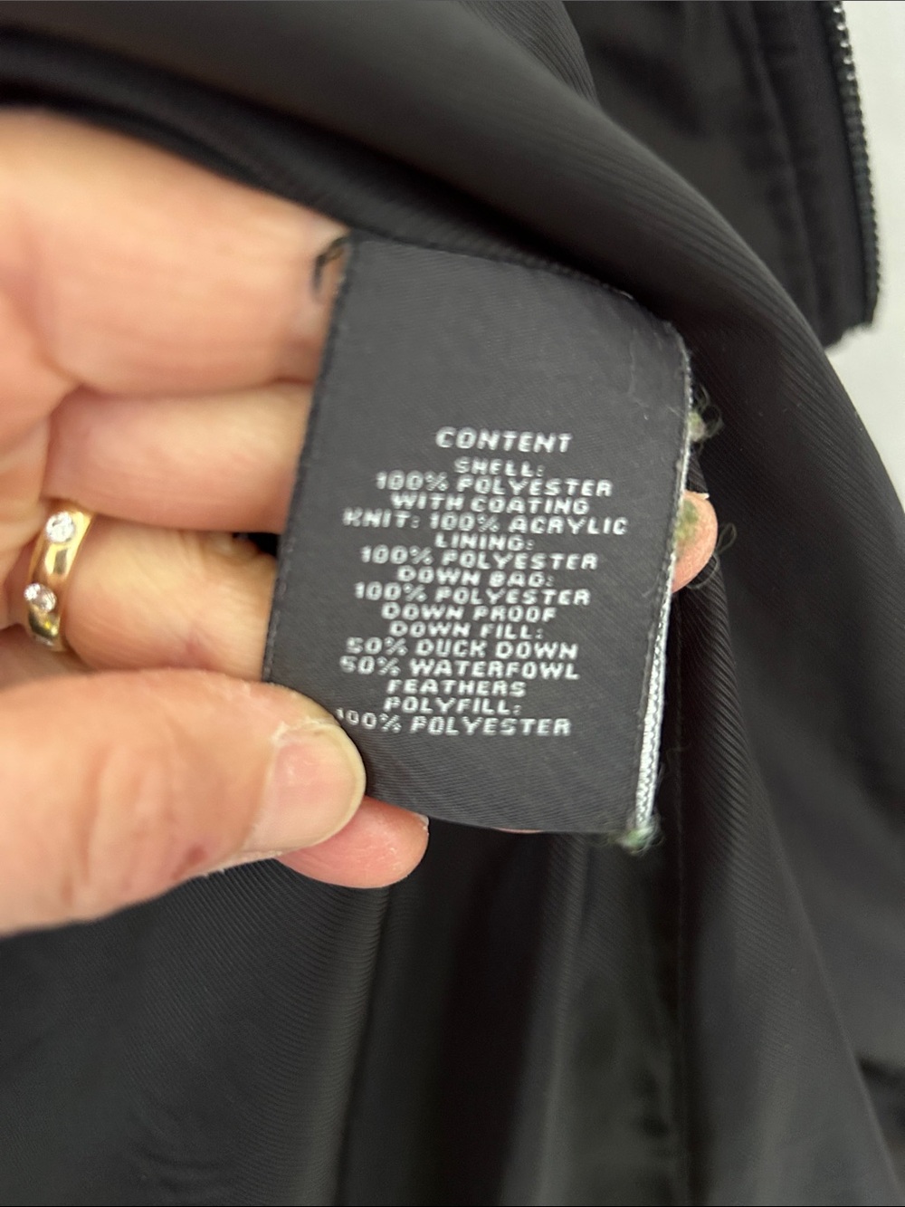 Vince Camuto Black Quilted Hooded down Puffer Coat image 4